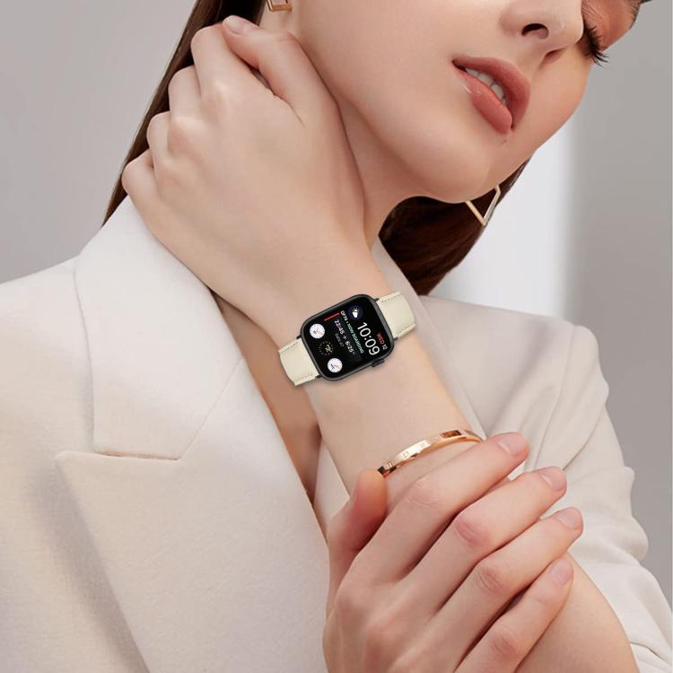 For Apple Watch 46mm / 49mm / 45mm / 44mm Lychee Texture Black Turtle Back Buckle Leather Watch Band(Gray) - Watch Bands by PMC TechLife | Online Shopping South Africa | PMC TechLife | Buy Now Pay Later Mobicred