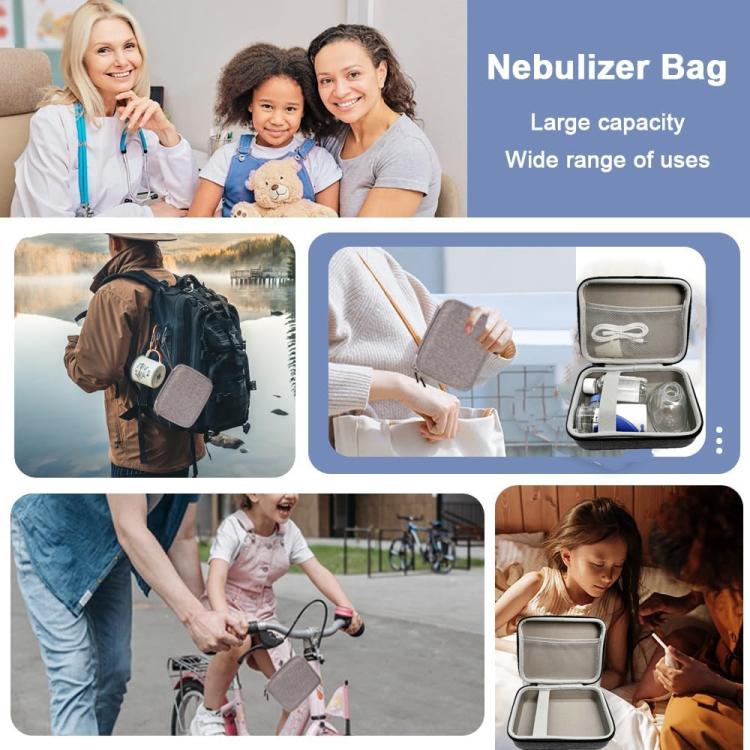Portable Nebulizer Case Inhaler Travel Bag for Adult Handheld Asthma Machine Organizer - free shipping - PMC TechLife - Order now!