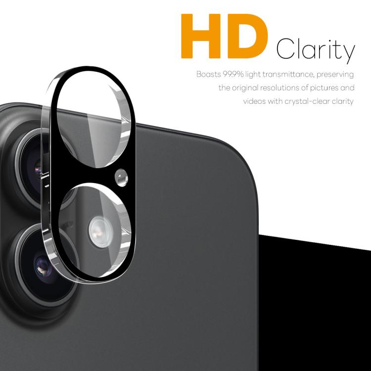 For iPhone 17 NORTHJO Camera Lens Protector 3D HD Tempered Glass Film(Black) - iPhone 17 Cases by NORTHJO | Online Shopping South Africa | PMC TechLife | Buy Now Pay Later Mobicred