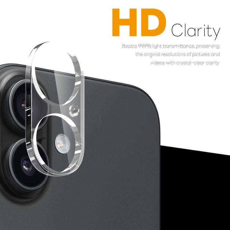 For iPhone 17 2pcs NORTHJO Camera Lens Protector 3D HD Tempered Glass Film(Clear) - iPhone 17 Tempered Glass by NORTHJO | Online Shopping South Africa | PMC TechLife | Buy Now Pay Later Mobicred