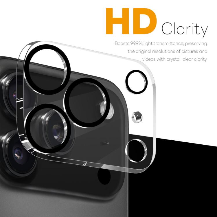 For iPhone 17 Pro 2pcs NORTHJO Camera Lens Protector 3D Night Shot Tempered Glass Film(Black) - iPhone 17 Pro Tempered Glass by NORTHJO | Online Shopping South Africa | PMC TechLife | Buy Now Pay Later Mobicred