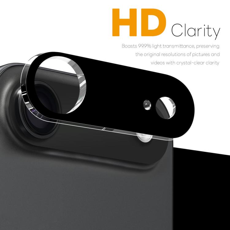 For iPhone 17 Air 2pcs NORTHJO Camera Lens Protector 3D HD Tempered Glass Film(Black) - iPhone 17 Air Tempered Glass by NORTHJO | Online Shopping South Africa | PMC TechLife | Buy Now Pay Later Mobicred