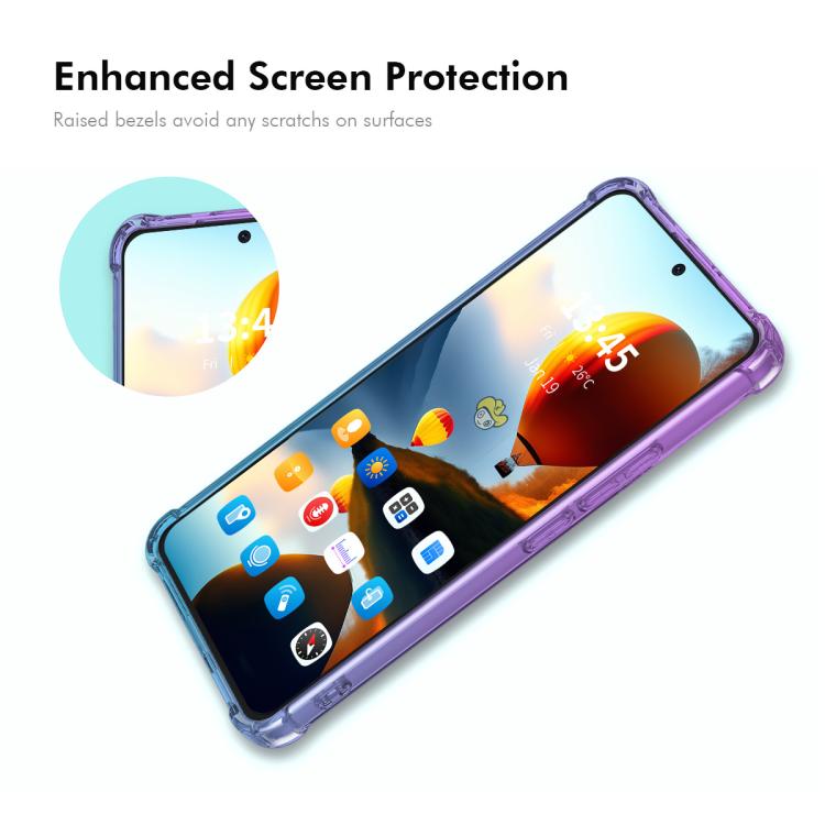 For Huawei Pura 80 Pro / 80 Pro+ ENKAY Hat-Prince Gradient Airbag TPU Phone Case(Purple Blue) - free shipping - PMC TechLife - Order now!