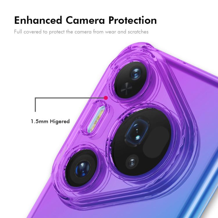 For Huawei Pura 80 Pro / 80 Pro+ ENKAY Hat-Prince Gradient Airbag TPU Phone Case(Purple Blue) - free shipping - PMC TechLife - Order now!