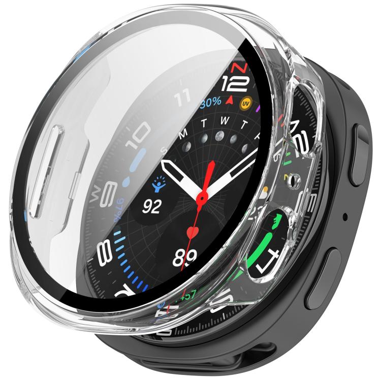 For Samsung Galaxy Watch 8 40mm Tempered Film Integrated PC Watch Cover(Transparent) - free shipping - PMC TechLife - Order now!