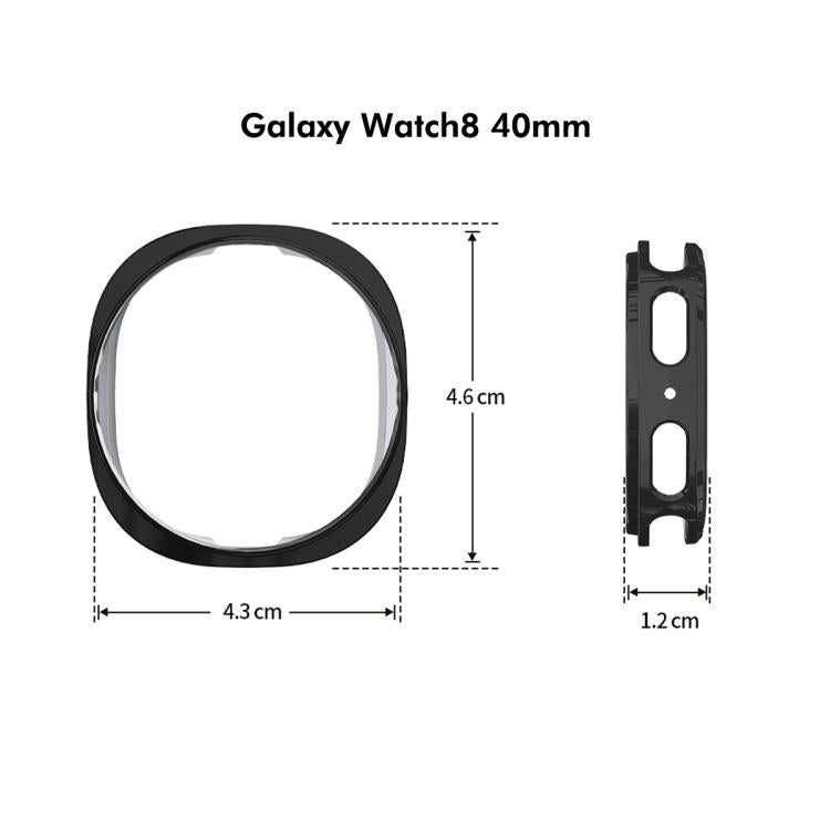 For Samsung Galaxy Watch8 40mm ENKAY Hat-Prince Full Coverage Electroplated Soft TPU Case with Screen Protection(Pink) - free shipping - PMC TechLife - Order now!