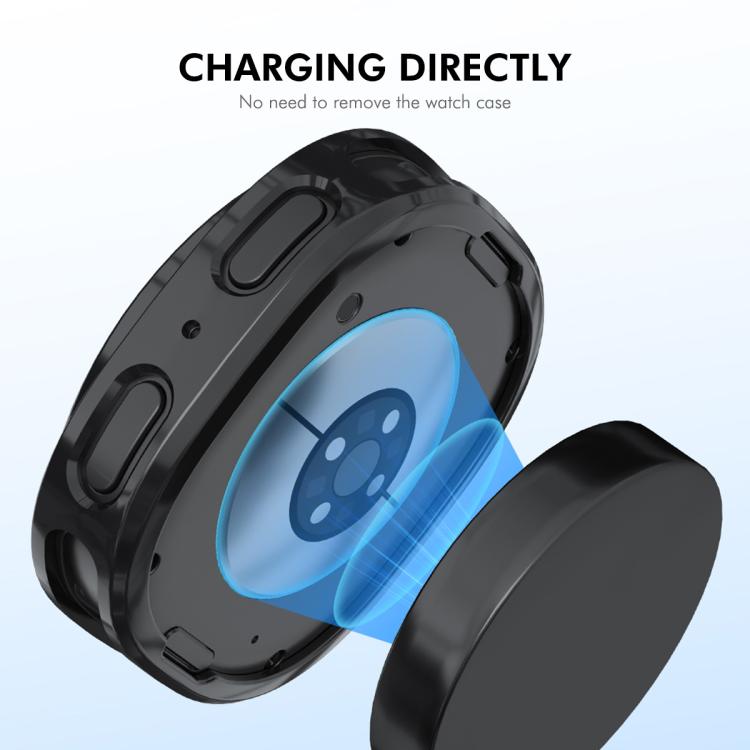 For Samsung Galaxy Watch8 40mm ENKAY Hat-Prince Full Coverage Electroplated Soft TPU Case with Screen Protection(Metal Gray) - free shipping - PMC TechLife - Order now!