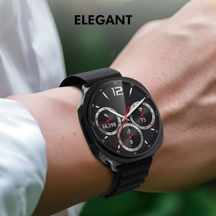 For Samsung Galaxy Watch8 44mm ENKAY Hat-Prince Full Coverage Electroplated Soft TPU Case with Screen Protection(Black) - free shipping - PMC TechLife - Order now!