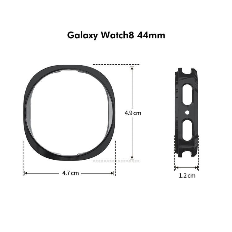For Samsung Galaxy Watch8 44mm ENKAY Hat-Prince Full Coverage Electroplated Soft TPU Case with Screen Protection(Blue) - free shipping - PMC TechLife - Order now!