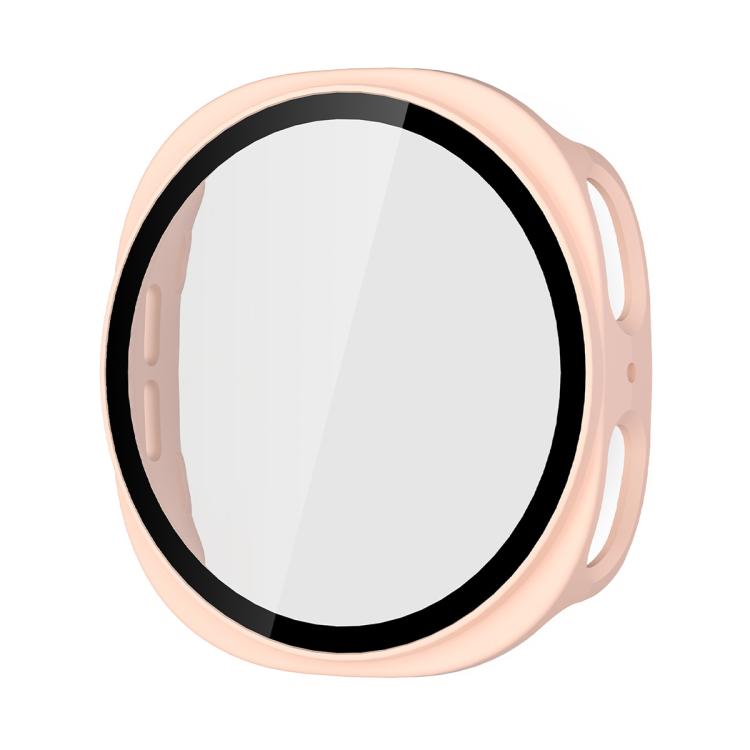 For Samsung Galaxy Watch8 40mm ENKAY Hat-Prince Full Coverage Tempered Glass Film Integrated PC Watch Case(Sand Pink) - free shipping - PMC TechLife - Order now!