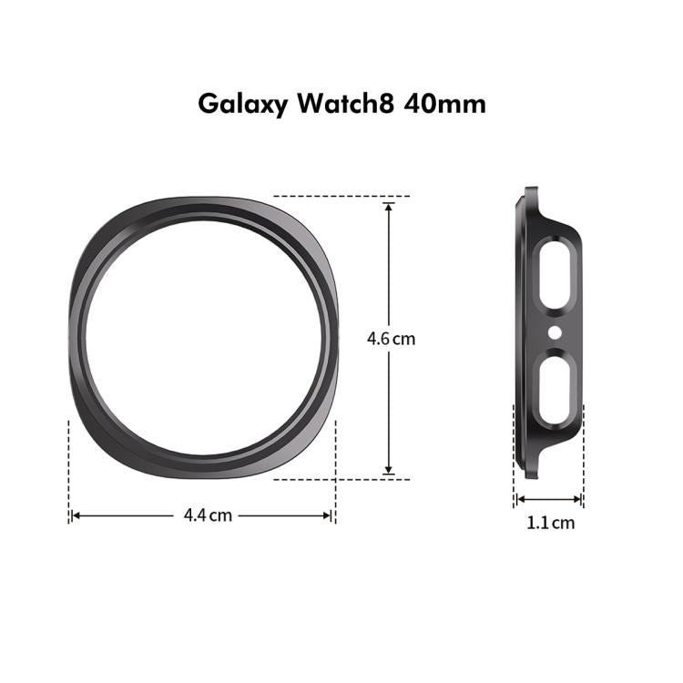 For Samsung Galaxy Watch8 40mm ENKAY Hat-Prince Full Coverage Tempered Glass Film Integrated PC Watch Case(Sand Pink) - free shipping - PMC TechLife - Order now!