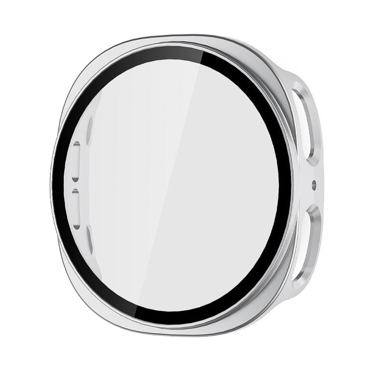 For Samsung Galaxy Watch8 40mm ENKAY Hat-Prince Full Coverage Tempered Glass Film Integrated PC Watch Case(Silver) - free shipping - PMC TechLife - Order now!