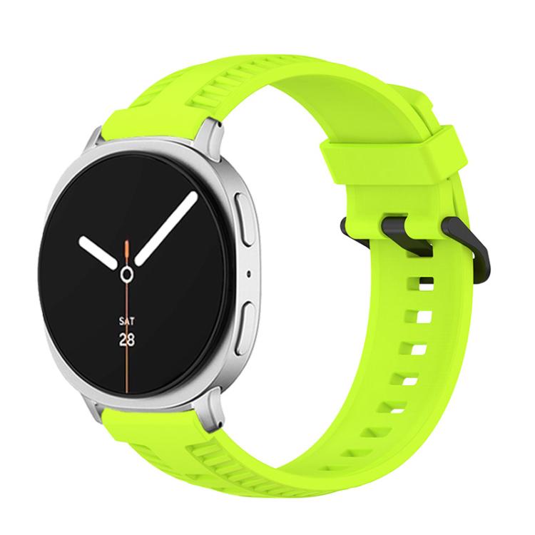 For Samsung Galaxy Watch8 / Watch8 Classic Tire Texture Silicone Watch Band(Lime) - free shipping - PMC TechLife - Order now!