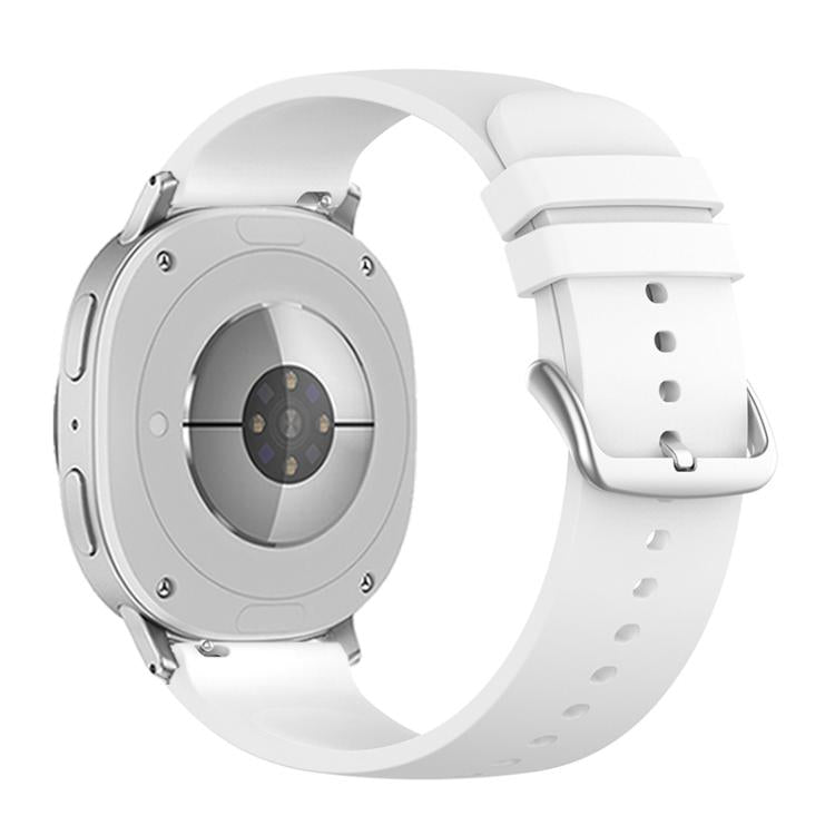 For Samsung Galaxy Watch8 / Watch8 Classic Round Tail Silicone Watch Band(White) - free shipping - PMC TechLife - Order now!