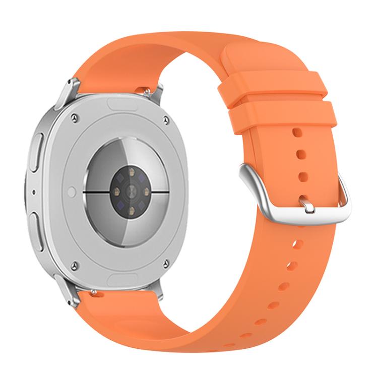 For Samsung Galaxy Watch8 / Watch8 Classic Round Tail Silicone Watch Band(Orange) - free shipping - PMC TechLife - Order now!