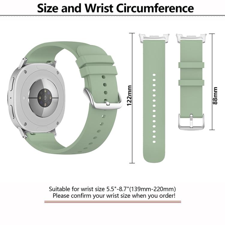 For Samsung Galaxy Watch8 / Watch8 Classic Round Tail Silicone Watch Band(Wine Red) - free shipping - PMC TechLife - Order now!
