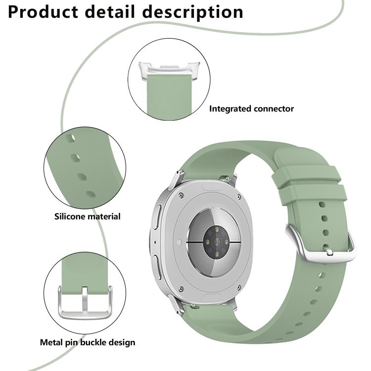 For Samsung Galaxy Watch8 / Watch8 Classic Round Tail Silicone Watch Band(Midnight Blue) - free shipping - PMC TechLife - Order now!