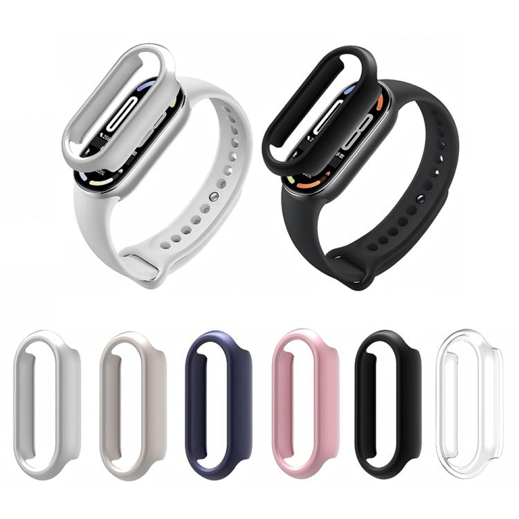 For Xiaomi Smart Band 9 / 9 NFC Half Coverage Hollow PC Watch Protective Cover(Starlight) - free shipping - PMC TechLife - Order now!