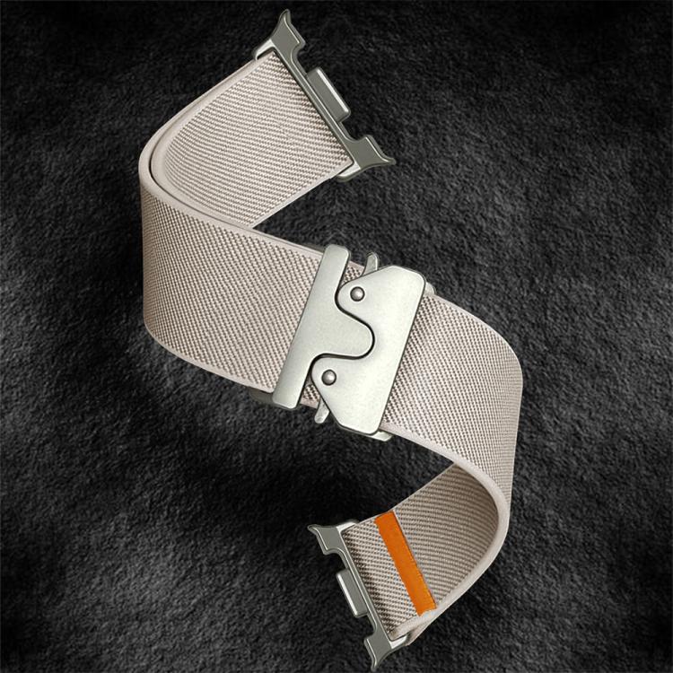 For Samsung Galaxy Watch8 / Watch8 Classic Parachute Buckle Stretch Nylon Watch Band(Starlight) - free shipping - PMC TechLife - Order now!