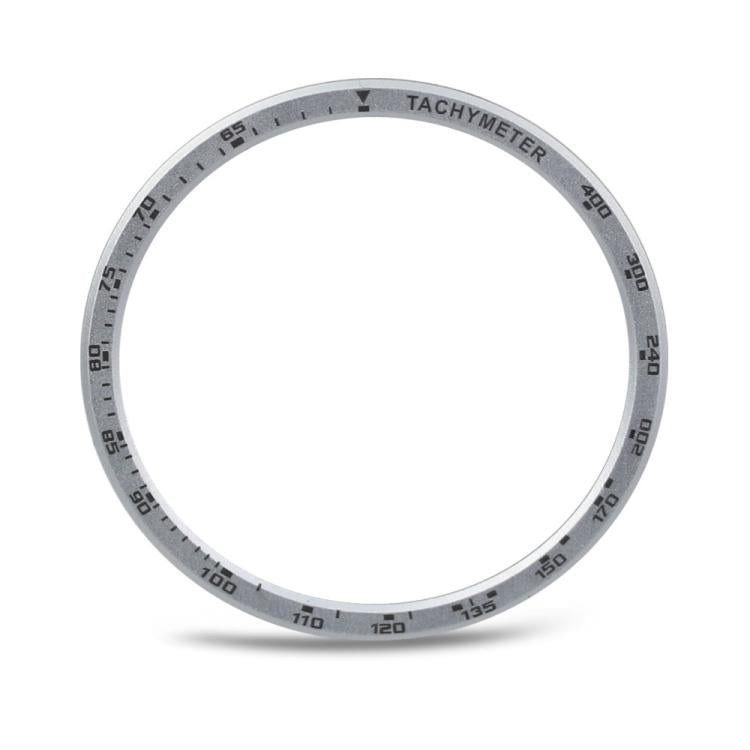 For Samsung Galaxy Watch8 44mm Speed Bezel and Black Reverse Buckle Silicone Watch Band(Pink Silver) - free shipping - PMC TechLife - Order now!