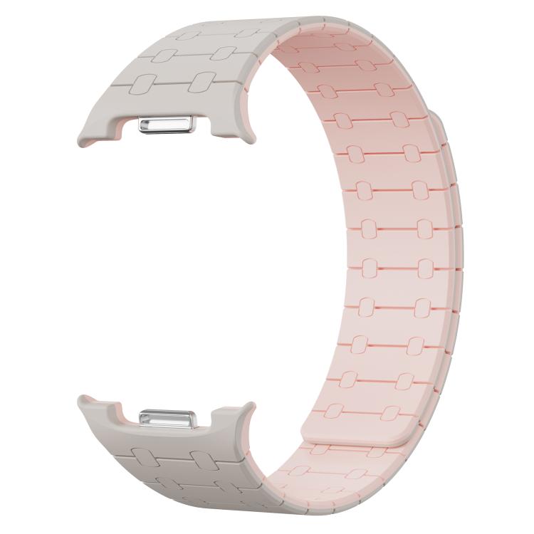 For Samsung Galaxy Watch8 / Watch8 Classic Integrated Magnetic Silicone Watch Band(Starlight+Pink) - free shipping - PMC TechLife - Order now!