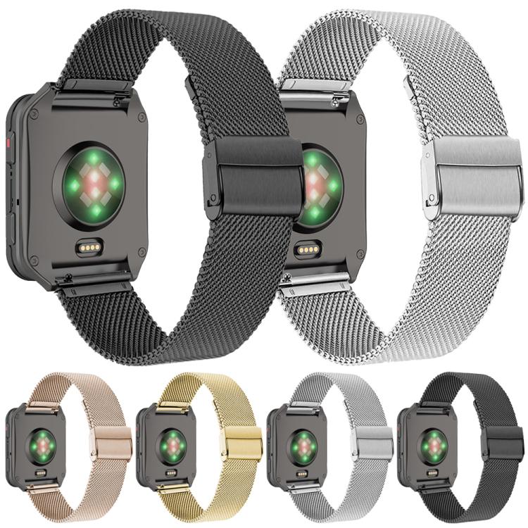 For Garmin Venu X1 Double Buckle Milanese Stainless Steel Watch Band(Gold) - free shipping - PMC TechLife - Order now!