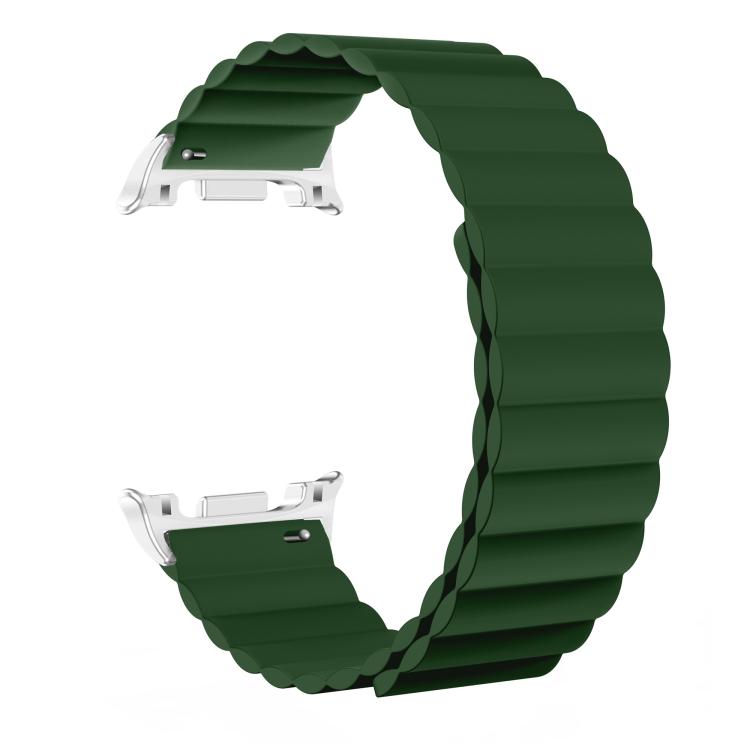 For Samsung Galaxy Watch8 / Watch8 Classic Magnetic Silicone Watch Band(Green) - free shipping - PMC TechLife - Order now!