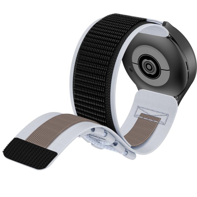 20mm Universal Braided Cord Nylon Hook and Loop Fastener Watch Band(Gray) - free shipping - PMC TechLife - Order now!