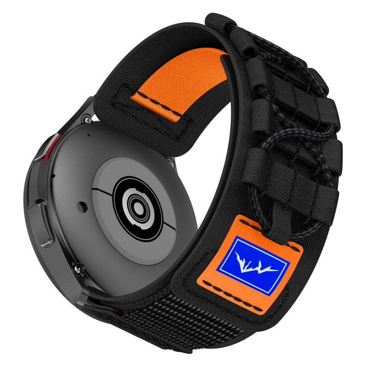 22mm Universal Braided Cord Nylon Hook and Loop Fastener Watch Band(Black) - free shipping - PMC TechLife - Order now!