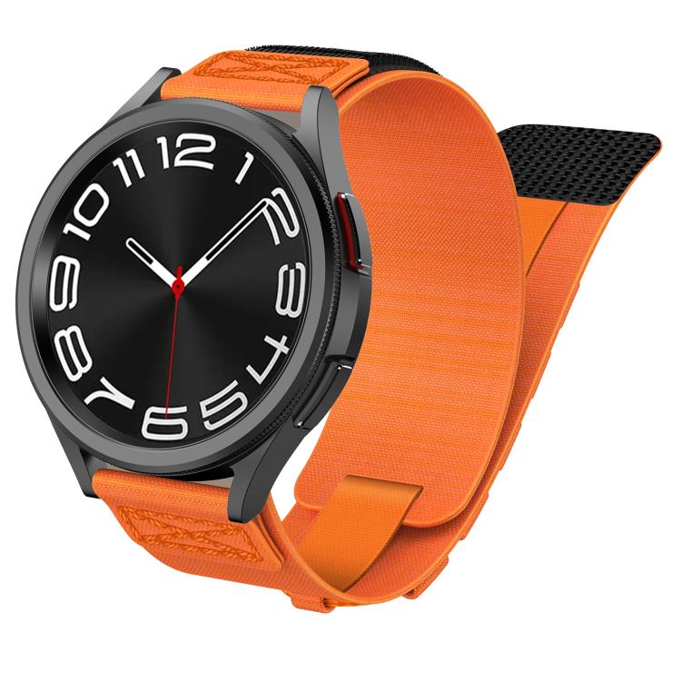 22mm Universal Braided Cord Nylon Hook and Loop Fastener Watch Band(Orange) - free shipping - PMC TechLife - Order now!