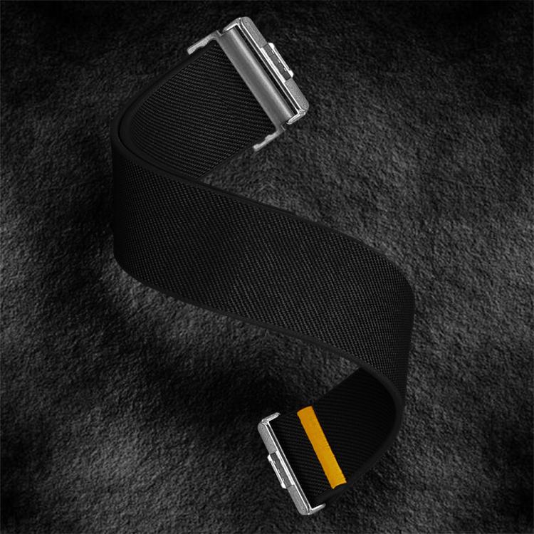 For Huawei Watch Fit3 / Fit4 / Fit4 Pro Adjustable Single Loop Elastic Nylon Watch Band(Black) - free shipping - PMC TechLife - Order now!