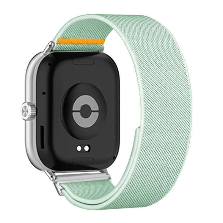 For Xiaomi Smart Band 9 Pro / Redmi Watch 5 Adjustable Single Loop Elastic Nylon Watch Band(Mint Green) - free shipping - PMC TechLife - Order now!