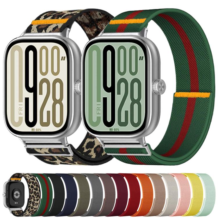 For Xiaomi Smart Band 9 Pro / Redmi Watch 5 Adjustable Single Loop Elastic Nylon Watch Band(Red) - free shipping - PMC TechLife - Order now!