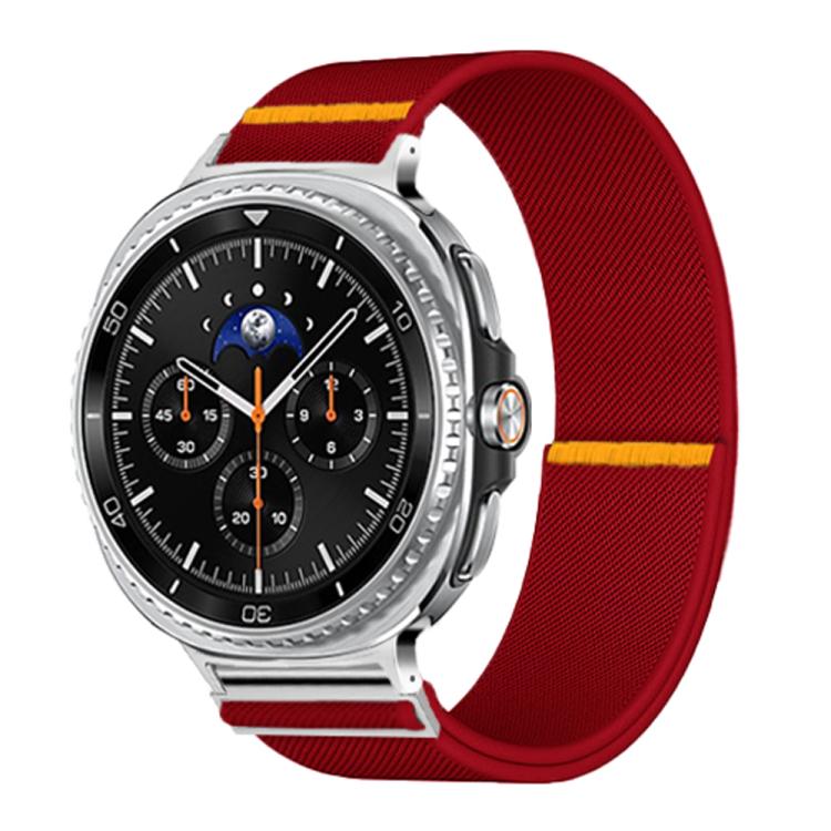 For Samsung Galaxy Watch8 / Watch8 Classic Adjustable Single Loop Elastic Nylon Watch Band(Red) - free shipping - PMC TechLife - Order now!