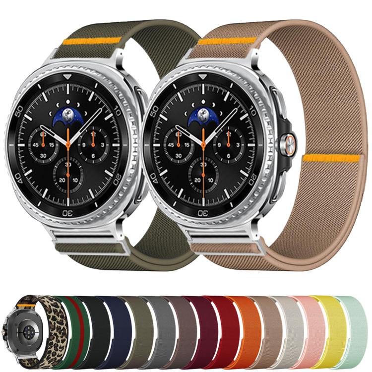 For Samsung Galaxy Watch8 / Watch8 Classic Adjustable Single Loop Elastic Nylon Watch Band(Leopard Print) - free shipping - PMC TechLife - Order now!