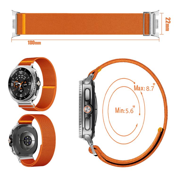 For Samsung Galaxy Watch8 / Watch8 Classic Adjustable Single Loop Elastic Nylon Watch Band(Leopard Print) - free shipping - PMC TechLife - Order now!