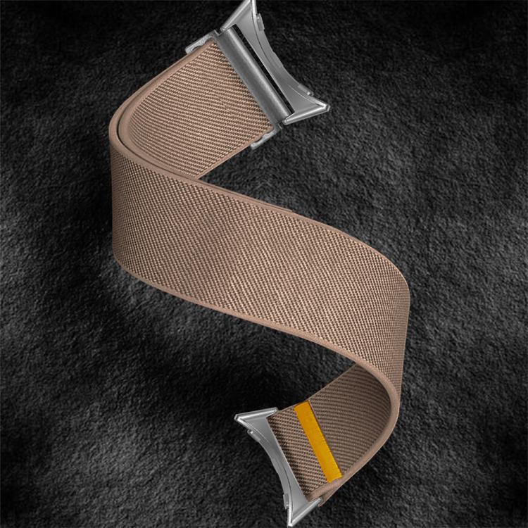 For Google Pixel Watch 3 45mm Adjustable Single Loop Elastic Nylon Watch Band(Milk Tea) - free shipping - PMC TechLife - Order now!