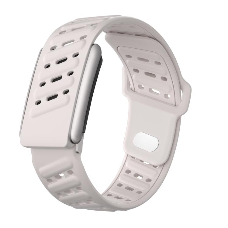 Reverse Buckle Sports Breathable Silicone Watch Band For WHOOP 5.0 Regular(Starlight) - free shipping - PMC TechLife - Order now!