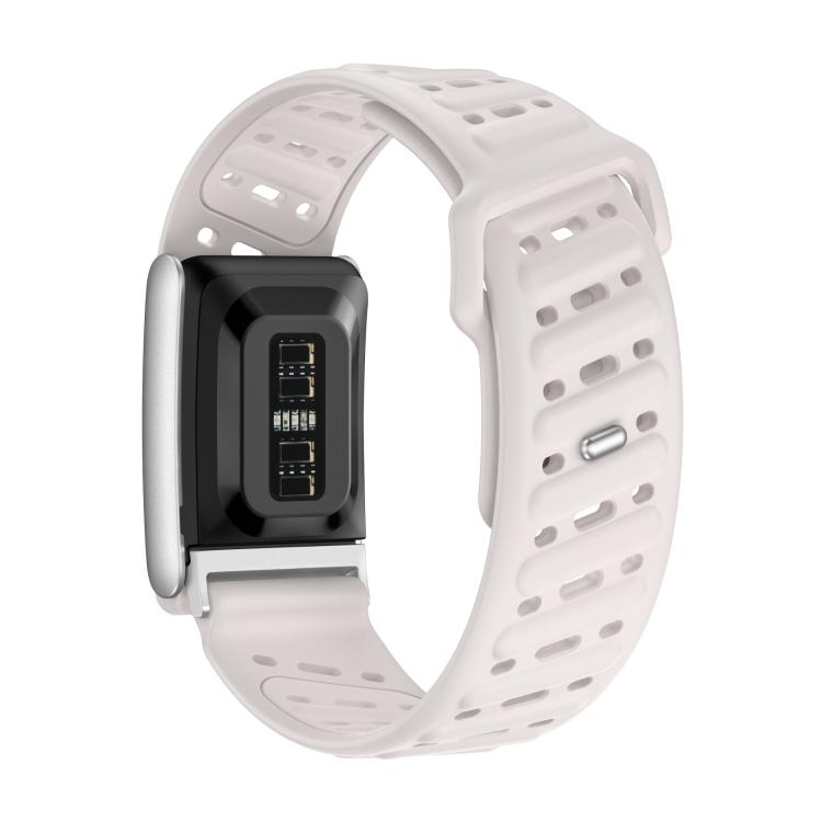 Reverse Buckle Sports Breathable Silicone Watch Band For WHOOP 5.0 Regular(Starlight) - free shipping - PMC TechLife - Order now!