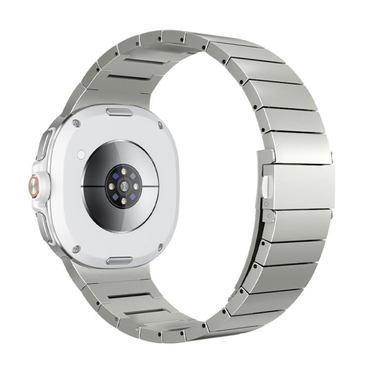 For Samsung Galaxy Watch8 / Watch8 Classic Integrated One Bead Stainless Steel Watch Band(Titanium Color) - free shipping - PMC TechLife - Order now!