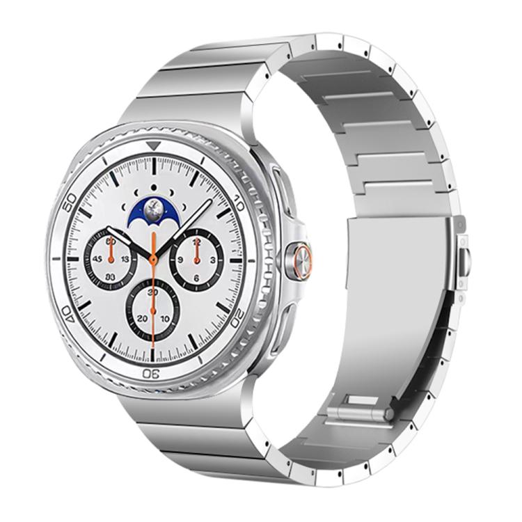 For Samsung Galaxy Watch8 / Watch8 Classic Integrated One Bead Stainless Steel Watch Band(Silver) - free shipping - PMC TechLife - Order now!