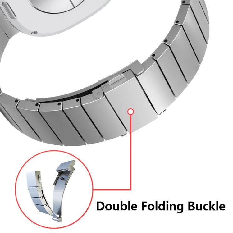 For Samsung Galaxy Watch8 / Watch8 Classic Integrated One Bead Stainless Steel Watch Band(Titanium Color) - free shipping - PMC TechLife - Order now!