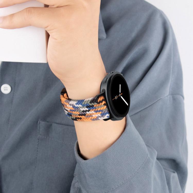 For Samsung Galaxy Watch8 / Watch8 Classic Loop Magnetic Buckle Braided Nylon Watch Band(Black Coquette) - free shipping - PMC TechLife - Order now!