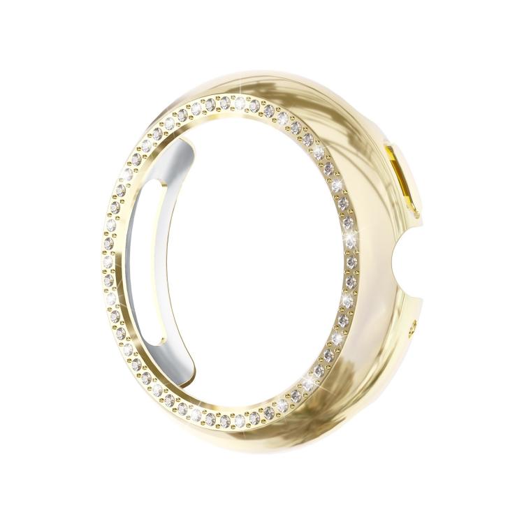 For Google Pixel Watch4 45mm Single Row Diamond Hollow PC Watch Protective Cover(Gold) - free shipping - PMC TechLife - Order now!