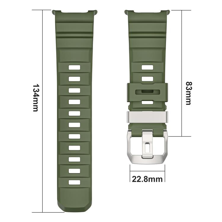 For Samsung Galaxy Watch8 / Watch8 Classic Silver Buckle Silicone Watch Band(Yellow) - free shipping - PMC TechLife - Order now!