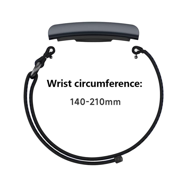 For Amazfit Helio Strap Metal Ring Two Sections Nylon Hook and Loop Fastener Watch Band(Azure Blue) - free shipping - PMC TechLife - Order now!