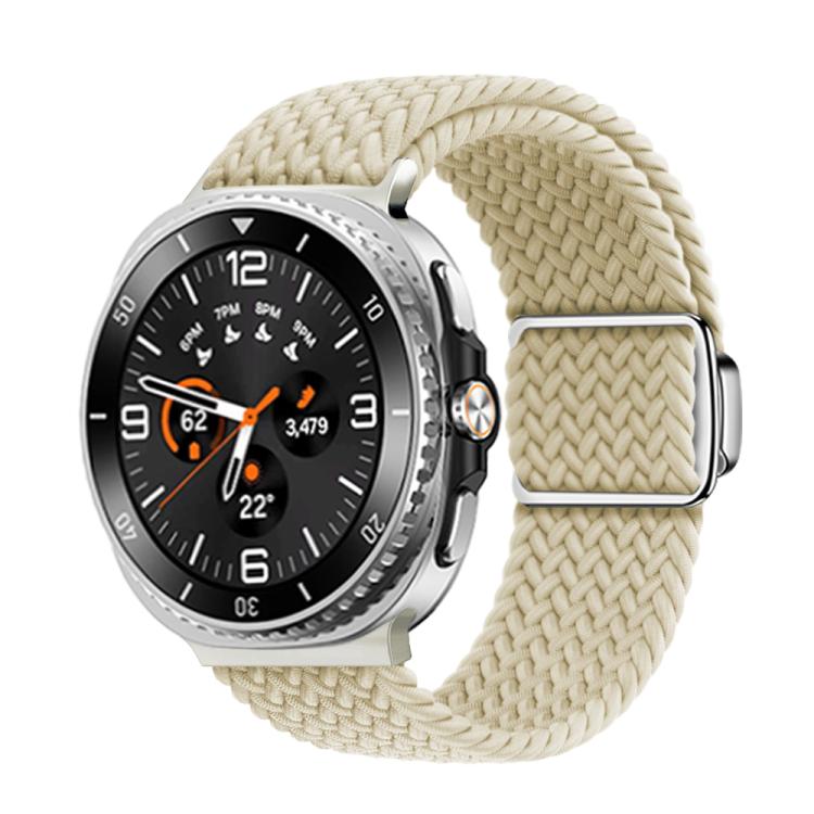 For Samsung Galaxy Watch8 / Watch8 Classic Magnetic Buckle Braided Nylon Watch Band(Starlight) - free shipping - PMC TechLife - Order now!