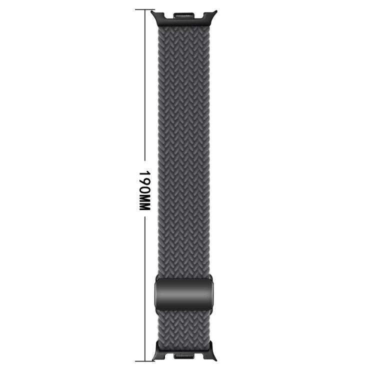 For Samsung Galaxy Watch8 / Watch8 Classic Magnetic Buckle Braided Nylon Watch Band(Olive Green) - free shipping - PMC TechLife - Order now!