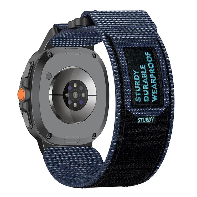 For Samsung Galaxy Watch8 / Watch8 Classic Two Sections Nylon Hook And Loop Fastener Watch Band(Blue) - free shipping - PMC TechLife - Order now!