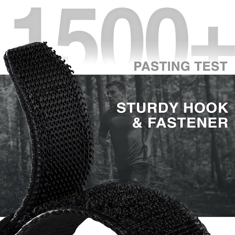 For Samsung Galaxy Watch8 / Watch8 Classic Two Sections Nylon Hook And Loop Fastener Watch Band(Black) - free shipping - PMC TechLife - Order now!